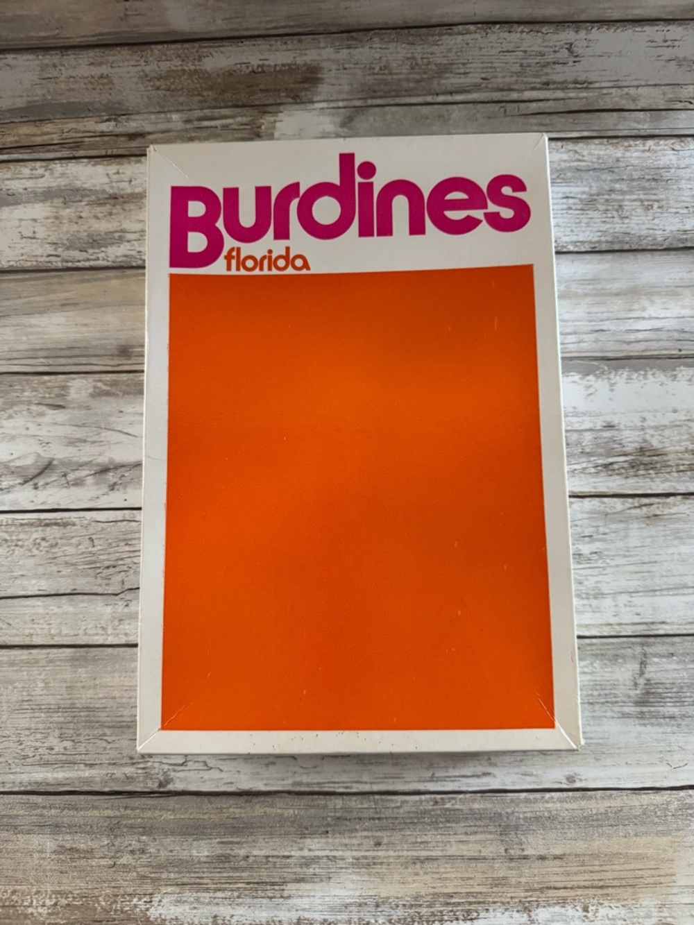 Vintage Burdines FL Dept Store Apparel Gift Box Circa Late 70’s Early 80’s
